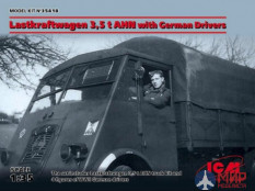 35418 ICM 1/35 Lastkraftwagen 3,5 t AHN с германскими водителями