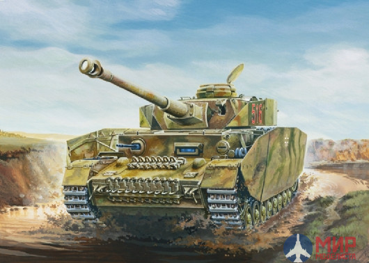 6486 Italeri 1/35 Немецкий танк Sd. Kfz. 161/2 Pz. Kpfw. IV Ausf. H