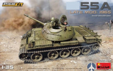 37022 MiniArt танк -55A LATE MOD. 1965 INTERIOR KIT  (1:35)