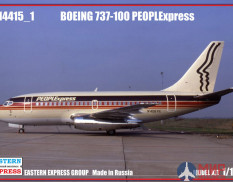 ее14415_1 Воcточный Экспресс 1/144 Самолет Авиалайнер Б-731 PeoplExpress (Limited Edition)