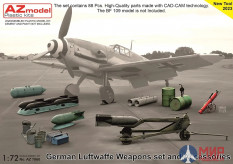 AZ7860 AZ Model 1/72 German Luftwaffe Weapon set and Acessories