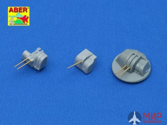 350L02 ABER 1/350 Set  of 12 pcs 127 mm type 89 A/A long barrels for Japan ships мет.ствол