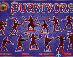 ALL72038 Dark Alliance 1/72 Survivors (antizombies)