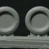 NS48117-a North Star Models 1/48 Wheels set for Soviet WWII plane U-2 / Po-2 - No Mask series