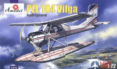 AMO7278 Amodel Самолет PZL-104 WILGA 35 на поплавках