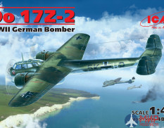 48244 ICM 1/48 Германский бомбардировщик ІІ МВ Do 17Z-2