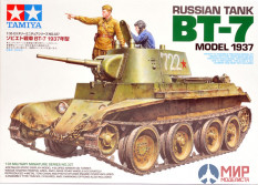 35327 Tamiya 1/35 Танк БТ-7 (выпуск 1937 г.) 2 фигуры, фототравление.