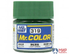 C319 Gunze Sangyo (Mr. Color) Краска уретановый акрил Mr. Color 10мл LIGHT GREEN