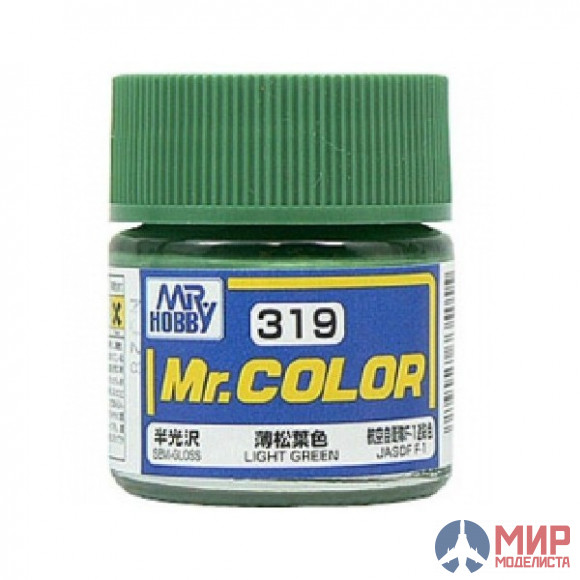 C319 Gunze Sangyo (Mr. Color) Краска уретановый акрил Mr. Color 10мл LIGHT GREEN