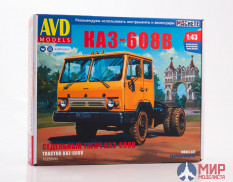 1525AVD AVD Models 1/43 Сборная модель КАЗ-608В седельный тягач