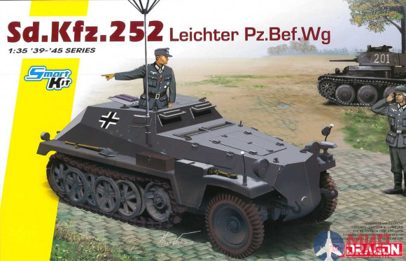 6571 Dragon БРОНЕМАШИНА Sd.Kfz,252 le.Bef.Wg 1/35