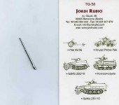 TG58 Jordi Rubio 1/35 Ствол German 3,7 cm  Pak 35/36