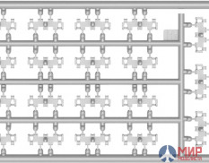 37046 MiniArt -54 OMSH INDIVIDUAL TRACK LINKS SET. EARLY TYPE  (1:35)