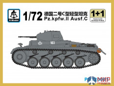 PS720001 S-Model Техника и вооружение  Pz.Kpfw. II Ausf. C 1+1 Quickbuild  (1:72)