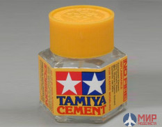 87012 Tamiya Клей с кисточкой 20 мл Plastic Cement