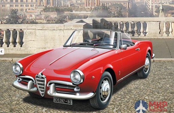 3653 Italeri автомобиль ALFA ROMEO GIULIETTA SPIDER 1300 (1:24)