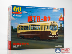 4047AVD AVD Models 1/43 Сборная модель Трамвай МТВ-82