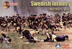 MR72020  MARS 1/72 Фигуры Swedish Infantry (Northern War)