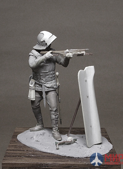 CHM-54109(M) Chronos Miniatures 54 mm Burgundy crossbowman, 1460-75