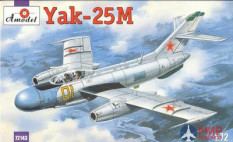 AMO72143 Amodel 1/72 Самолет советский истребитель Яковлев Як-25M