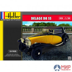 80720  Heller автомобиль Delage D8 SS  (1:24)