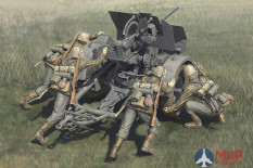 84418 Hobby Boss фигуры  German 20mm Flak 38 crews  (1:35)