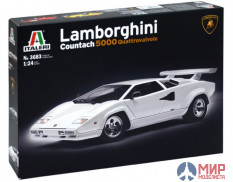 3683 Italeri автомобиль LAMBORGHINI COUNTACH 5000 (1:24)