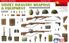 35304  MiniArt  аксессуары SOVIET INFANTRY WEAPONS & EQUIPMENT. SPECIAL EDITION  (1:35)