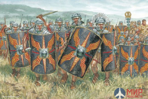 6047 Italeri солдаты ROMAN INFANTRY (CESAR'S WARS) (1:72)