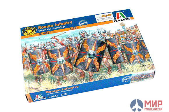 6047 Italeri солдаты ROMAN INFANTRY (CESAR'S WARS) (1:72)