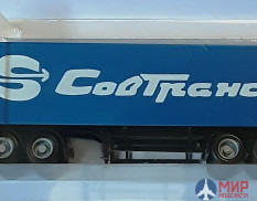 Автомобиль с полуприцепом 003 1/87 H0 Совтранс желтый/синий