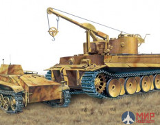 6865 Dragon танк "Bergepanzer Tiger I" mit Borgward IV Ausf.A Heavy Demolition Charge Vehicle 1/35