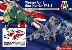 1329 Italeri 1/72 Вертолет и самолет Wessex UH.5 / Sea Harrier FRS.1 - Falklands War