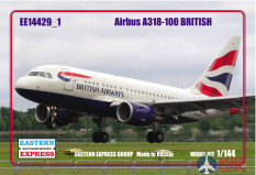 ее14429_1 Воcточный Экспресс 1/144 Самолет Авиалайнер А-318_100 British  (Limited Edition)