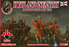 RB72050 Red Box 1/72 Jacobite Rebellion Highland Infantry