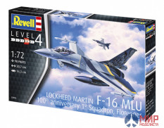 03905 REVELL АМЕРИКАНСКИЙ ЛЕГКИЙ ИСТРЕБИТЕЛЬ F-16 MLU "100TH ANNIVERSARY" (1:72)