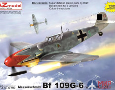 AZ7862 AZ Model 1/72 Messerschmitt Bf 109 G-6 With WGr.21