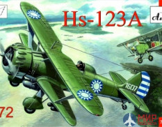 AMO72323 Amodel 1/72 Самолет Hs-123A China, Spain