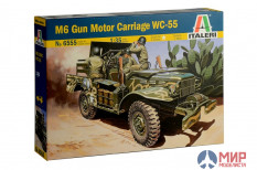 6555 Italeri Автомобиль M6 Gun Motor Carriage WC-55  1/35