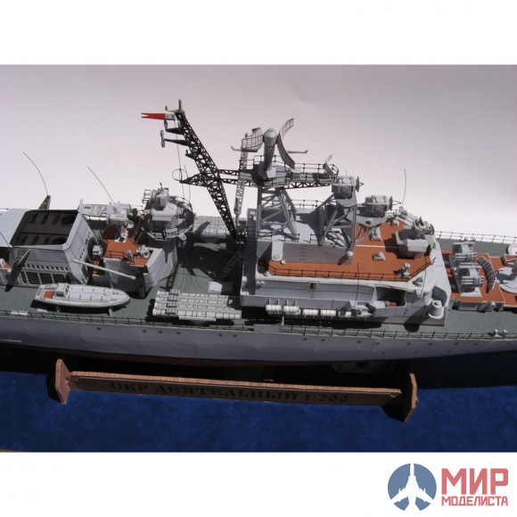 63 Бумажное моделирование Сторожевой корабль проекта 1135 "Деятельный" 1/200