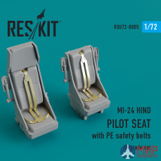 RSU72-0005 ResKit Ми-24 hind. Кресло пилота с привязными ремнями