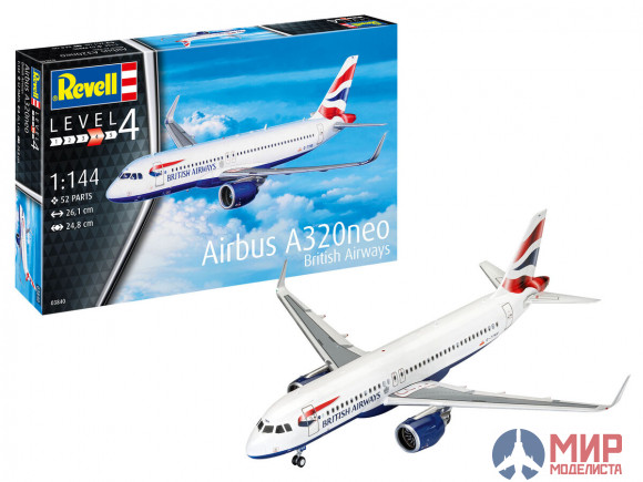 03840 Revell 1/144 Airbus A320 neo British Airways¶