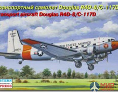 ее14478 Воcточный Экспресс 1/144 Самолет Транспортный самолет Douglas R4D-8/C-117D