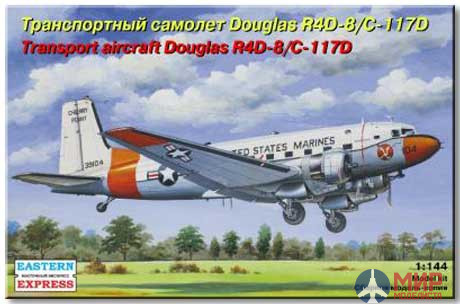 ее14478 Воcточный Экспресс 1/144 Самолет Транспортный самолет Douglas R4D-8/C-117D