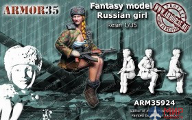 ARM35924 Armor35 1/35 Девушка с автоматом