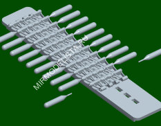 81011 Hobby Boss аксессуары Soviet T-35 Heavy Tank Track Links  (1:35)