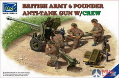 RV35042 Riich Models 1/35 British Army 6 Pounder Anti-Tank Gun w/Crew