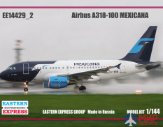 ее14429_2 Воcточный Экспресс 1/144 Самолет Авиалайнер А-318_100 Mexicana  (Limited Edition)