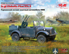 35584 ICM le.gl.Einheitz-Pkw Kfz.4, Германский легкий зенитный автомобиль II МВ