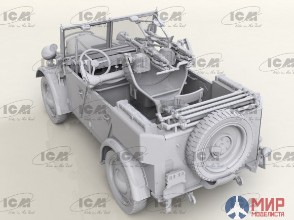 35584 ICM le.gl.Einheitz-Pkw Kfz.4, Германский легкий зенитный автомобиль II МВ